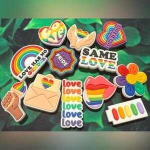 10 Pride Croc Charms Shoe Charm Jibbit Disney Croc Charms